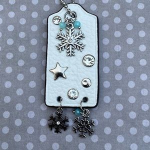 Coach Custom Snowflakes Hang Tag